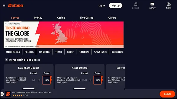 sportsbook dashboard